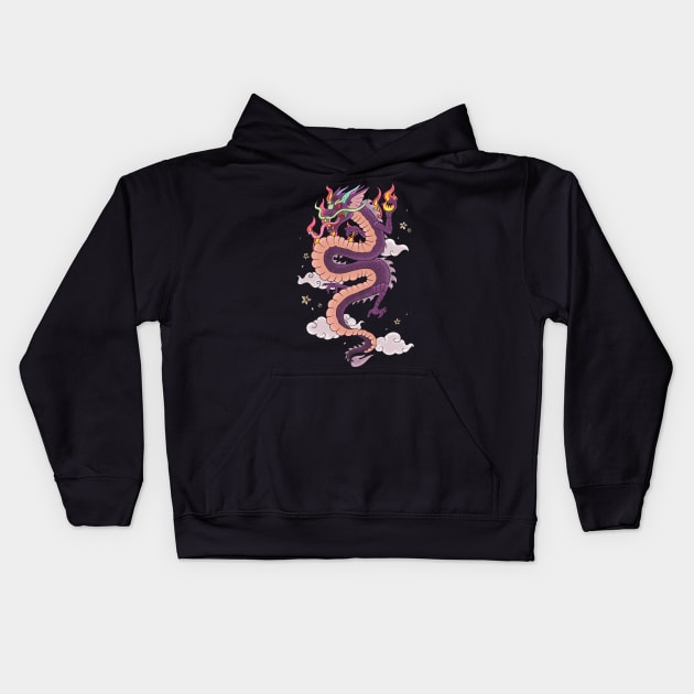 DRAGON Kids Hoodie by bratcave.studio